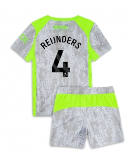 Billige Fotballdrakt Manchester City Tijjani Reijnders #4 Replika Tredjedraktsett Barn 2025-26 Kortermet (med bukser)